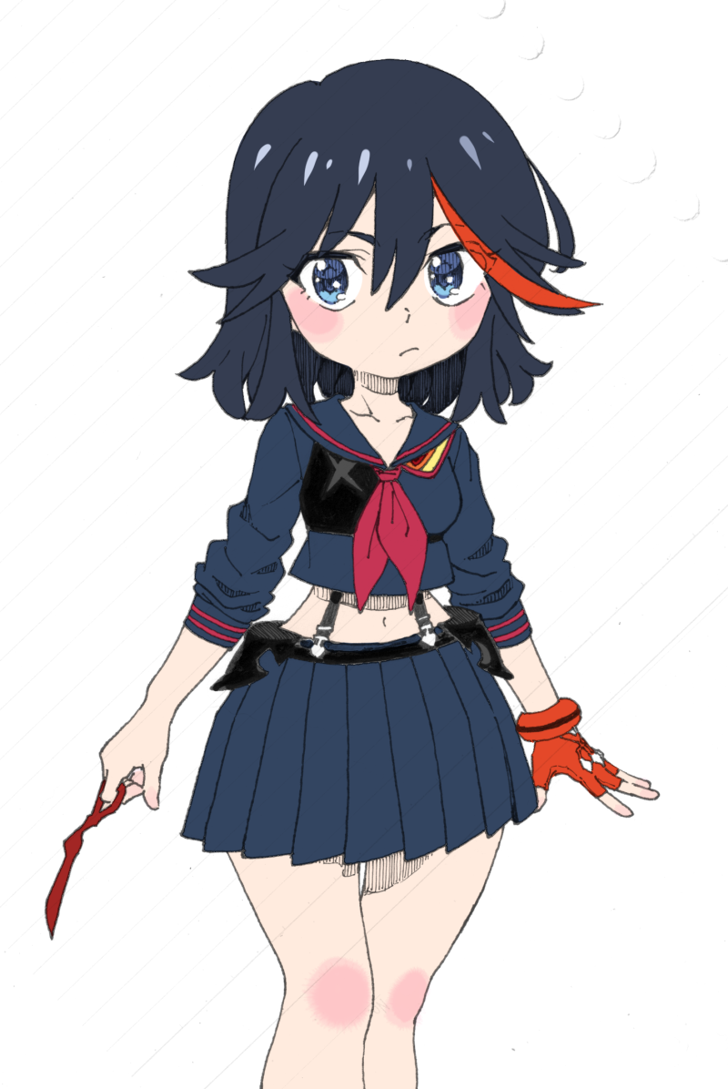 matoi ryuuko (kill la kill) drawn by hinshi_(user_xgtg4234)