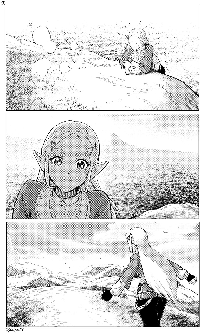 princess zelda (the legend of zelda and 1 more) drawn by ouya_(maboroshimori)