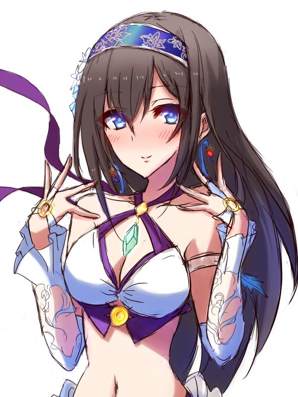 sagisawa fumika (idolmaster and 1 more) drawn by himo