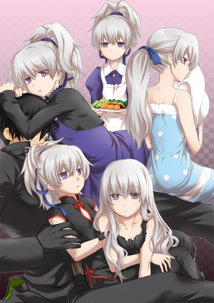 yin and hei (darker than black) drawn by rakuto_mangan