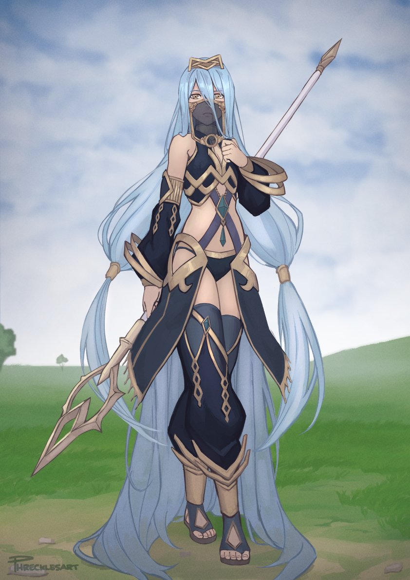 azura (fire emblem and 1 more) drawn by phrecklesart