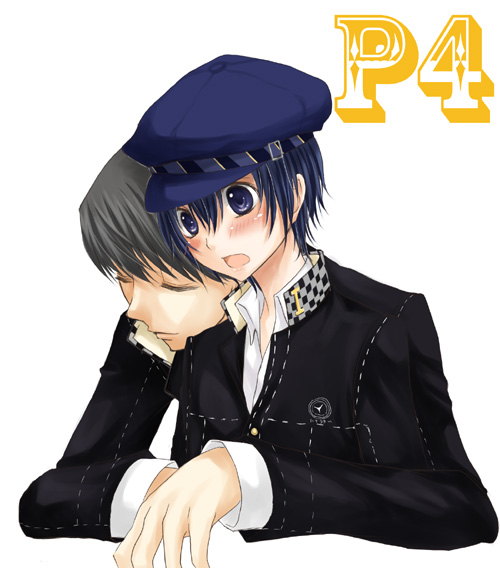 narukami yu and shirogane naoto (persona and 1 more) drawn by nekomura_maccha
