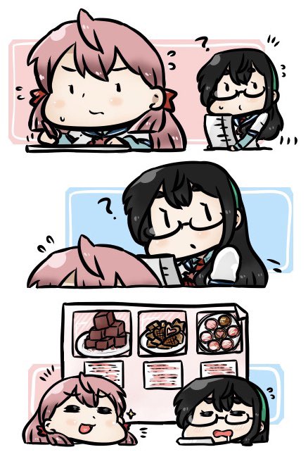 ooyodo and akashi (kantai collection) drawn by cyama_land