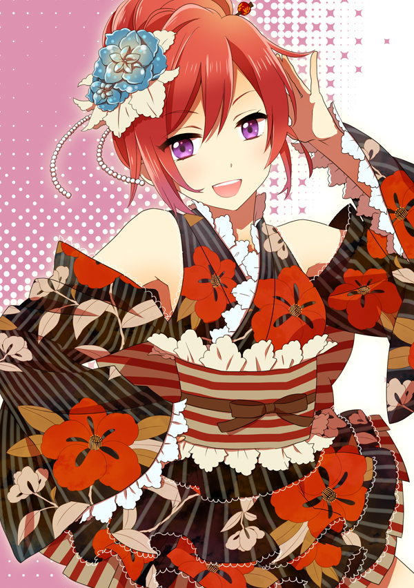 nishikino maki (love live! and 2 more) drawn by yuzucky