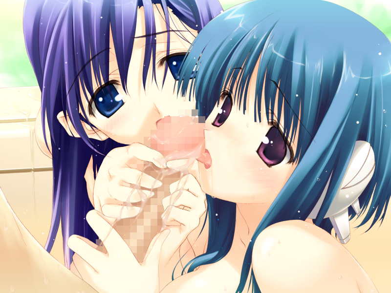 ilfa and himeyuri sango (to heart and 2 more) drawn by mitsumi_misato and nakamura_takeshi
