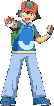 ash ketchum (pokemon and 1 more) drawn by pokemoa