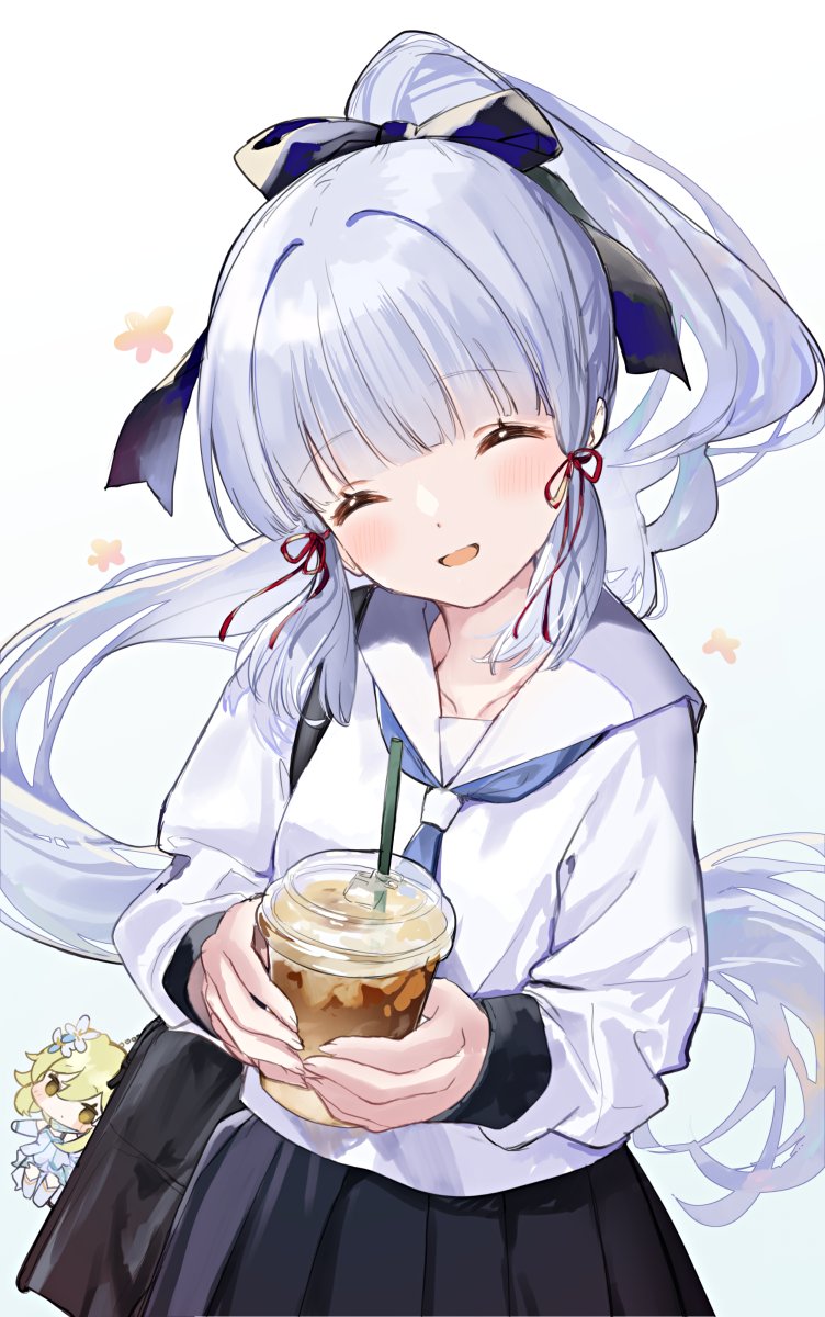 lumine and kamisato ayaka (genshin impact) drawn by ume_(plumblossom)