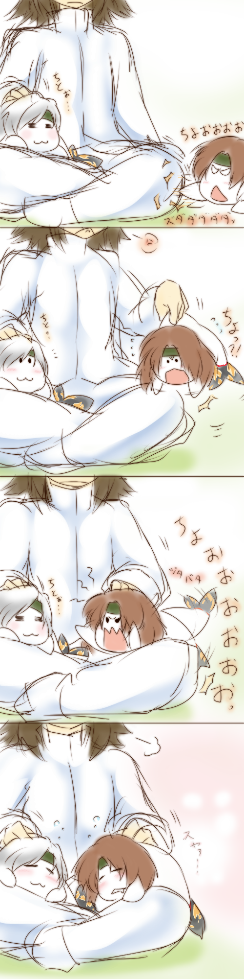 admiral, chitose, and chiyoda (kantai collection) drawn by dandara_(karakure)