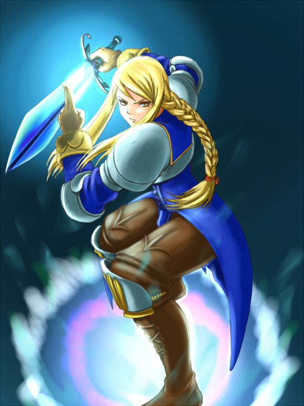 agrias oaks (final fantasy and 1 more) drawn by atonose_saku