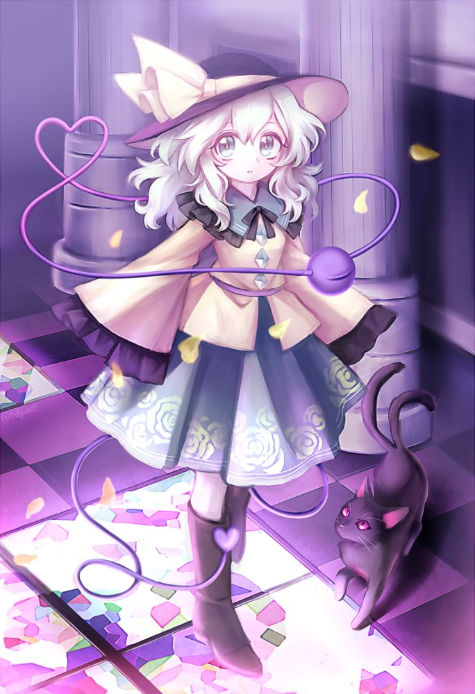 komeiji koishi and kaenbyou rin (touhou) drawn by miy_001