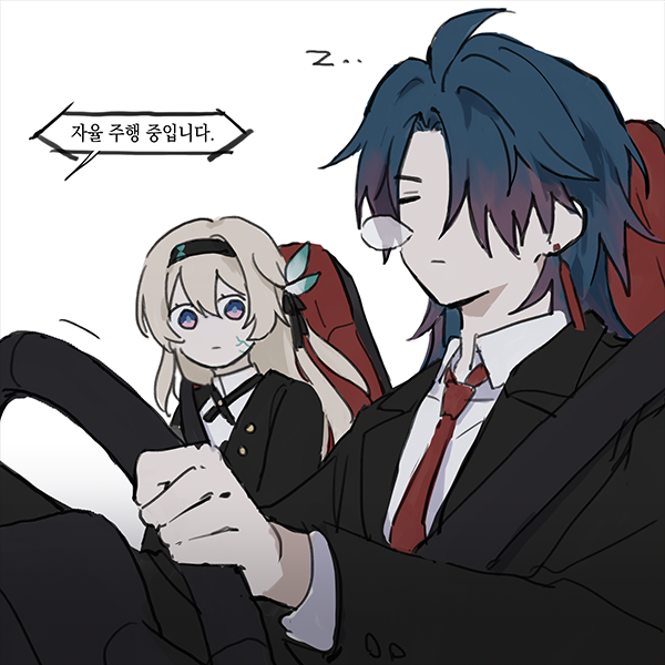 firefly and blade (honkai and 1 more) drawn by mu4807119040930