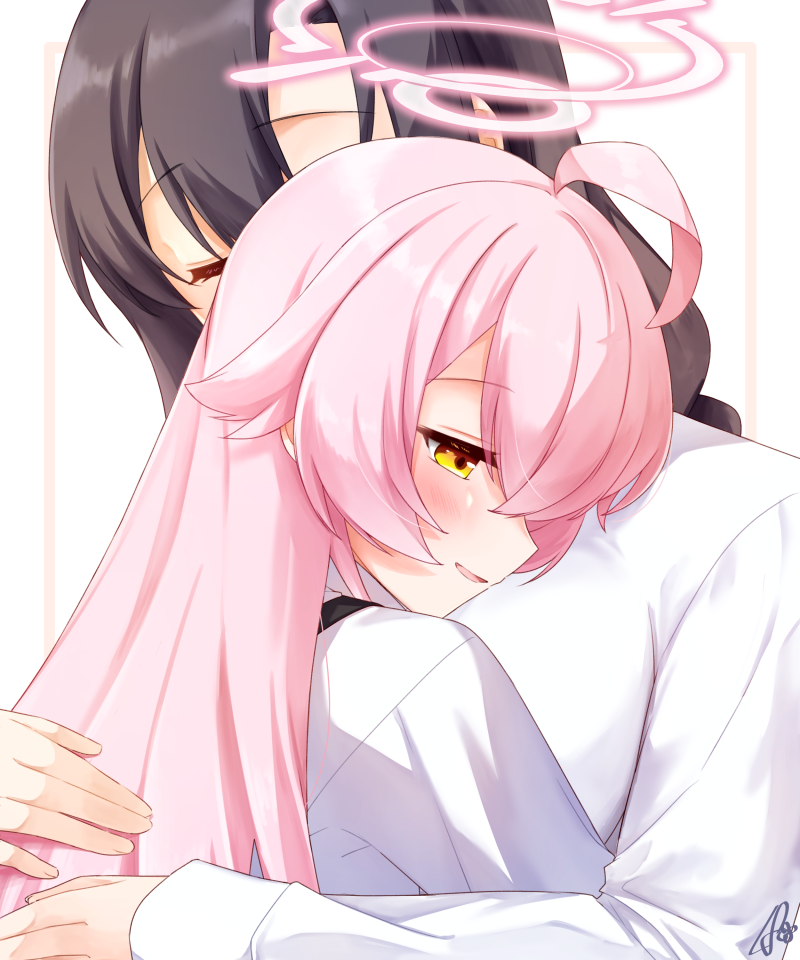 sensei, hoshino, and female sensei (blue archive) drawn by rarasa_(rarasa)