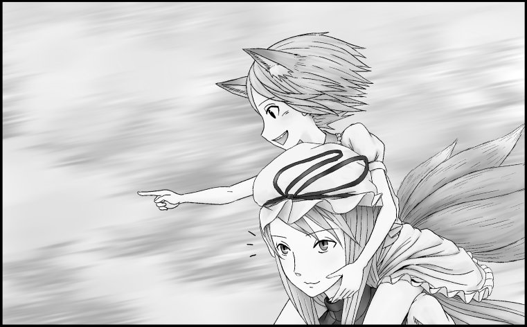 yakumo yukari and yakumo ran (touhou) drawn by wimifu