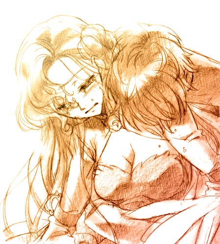 lelouch vi britannia and euphemia li britannia (code geass) drawn by hisaki_yukari