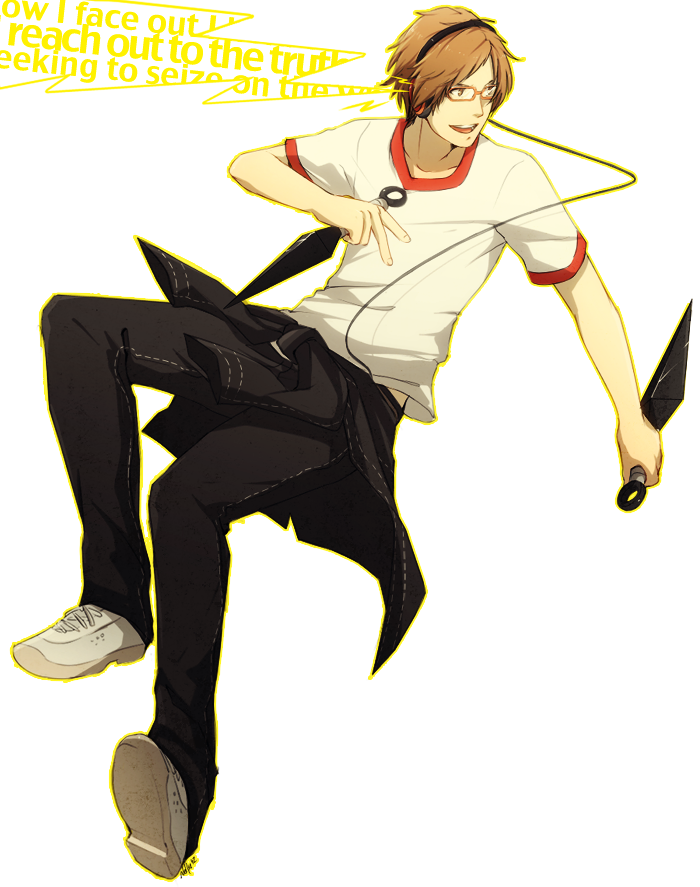 hanamura yousuke (persona and 1 more) drawn by hanpetos
