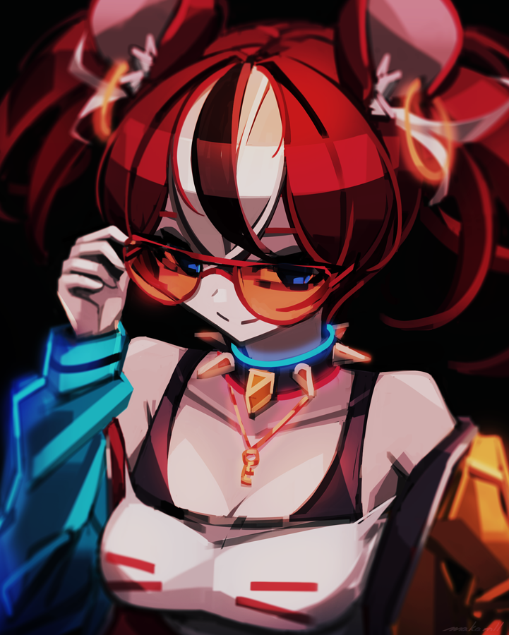 hakos baelz (hololive and 1 more) drawn by makaroll