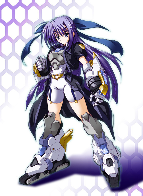 ginga nakajima, revolver knuckle, and blitz caliber (lyrical nanoha and 1 more)