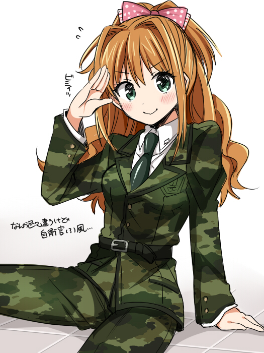 hino akane (idolmaster and 1 more) drawn by tsukudani_norio