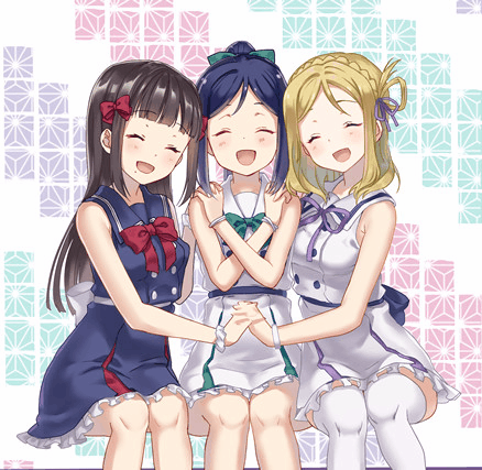 matsuura kanan, kurosawa dia, and ohara mari (love live! and 1 more) drawn by tomiwo