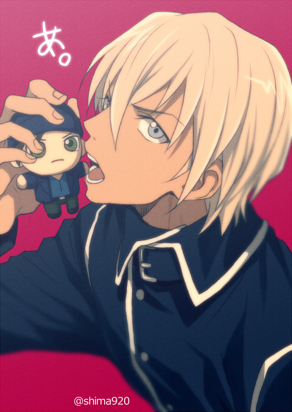 amuro tooru and akai shuuichi (meitantei conan) drawn by mashima_shima