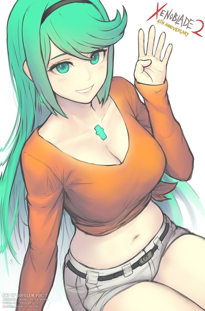 pneuma (xenoblade chronicles and 1 more) drawn by gofelem