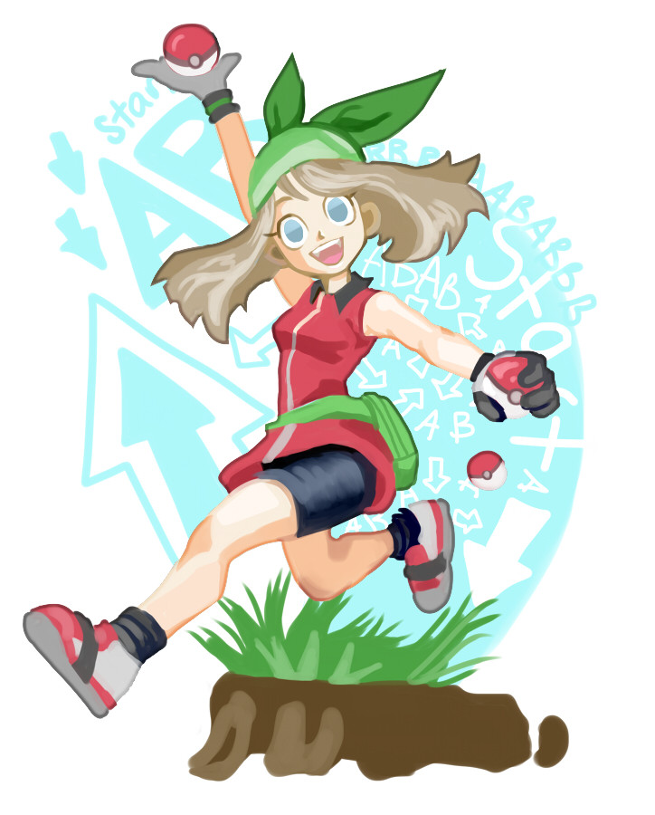 may (pokemon and 2 more) drawn by sirknightly