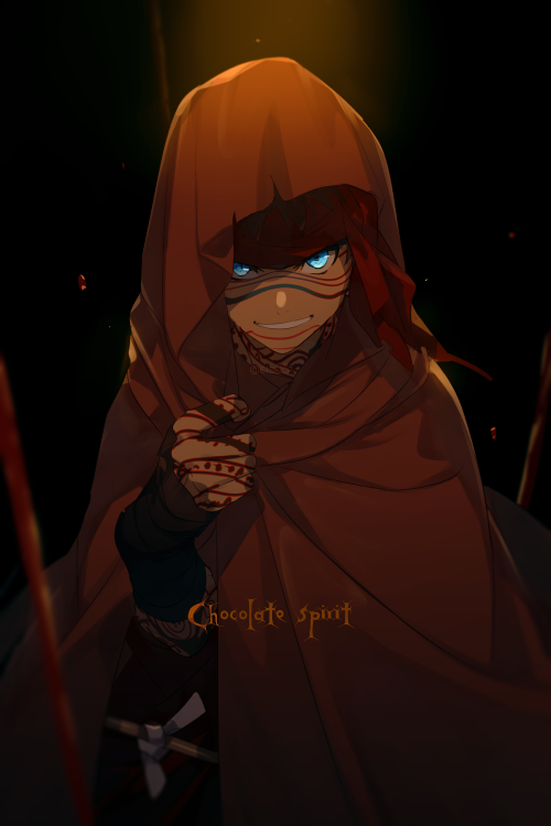 angra mainyu (fate and 2 more) drawn by echo_(circa)