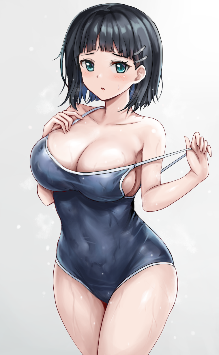 kirigaya suguha (sword art online) drawn by r-binon
