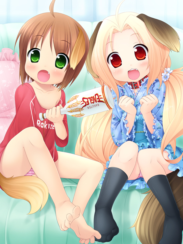 meiko and raki (original and 2 more) drawn by inuarashi