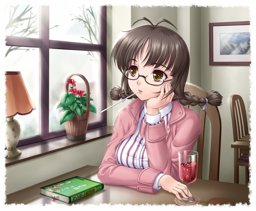 akizuki ritsuko (idolmaster and 1 more) drawn by amane_(funfun)