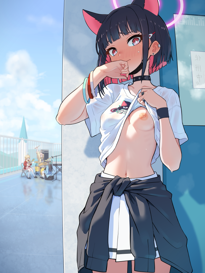 kazusa, natsu, airi, and yoshimi (blue archive) drawn by special_cat