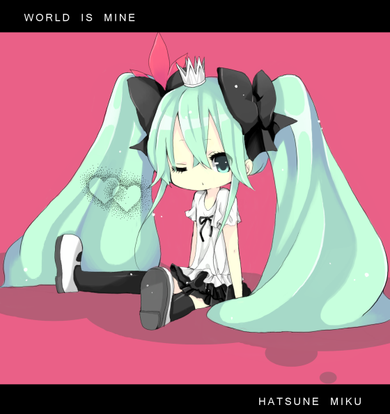 hatsune miku (vocaloid and 1 more) drawn by momoshiki_tsubaki