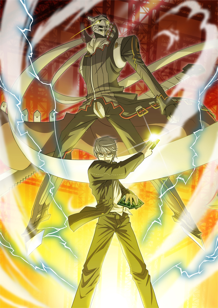 narukami yu and izanagi (persona and 1 more) drawn by konton_nabe