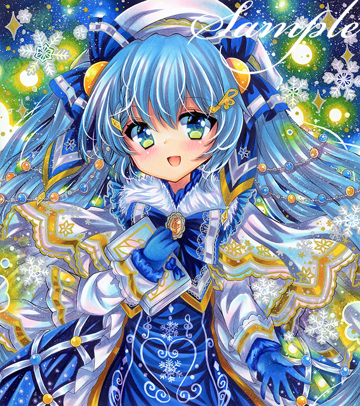 hatsune miku and yuki miku (vocaloid) drawn by rui_(sugar3)