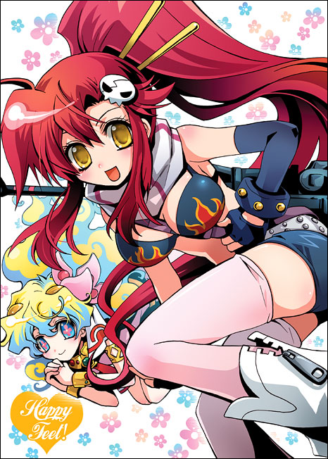 yoko littner and nia teppelin (tengen toppa gurren lagann) drawn by yamadori_ofuu