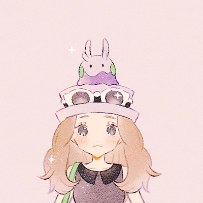 serena and goomy (pokemon and 1 more) drawn by ryokuno_green