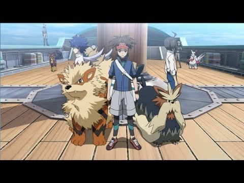 cheren, arcanine, hugh, zangoose, liepard, and 2 more (pokemon and 1 more)