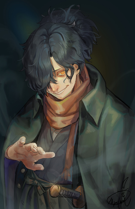 okada izou (fate and 1 more) drawn by mizutame_tori