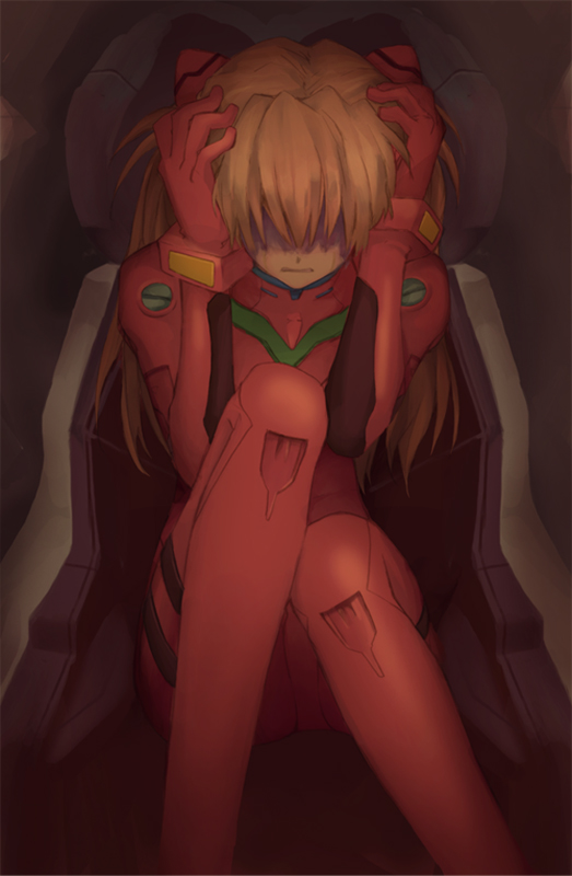 souryuu asuka langley (neon genesis evangelion) drawn by moai_(aoh)