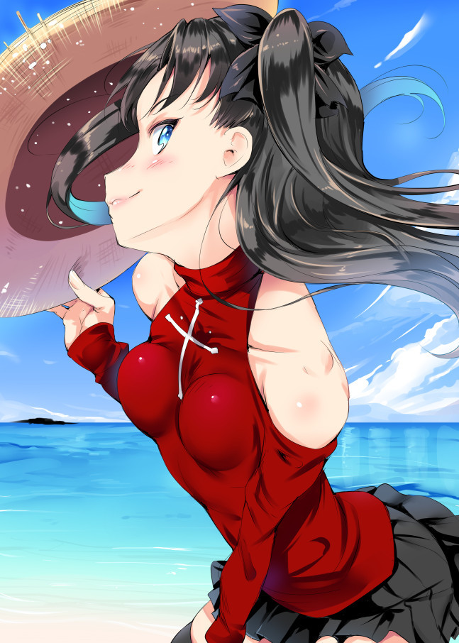 tohsaka rin (fate and 1 more) drawn by shiranagi