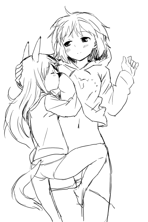 sanya v. litvyak and eila ilmatar juutilainen (world witches series and 1 more) drawn by kinniku_tarou