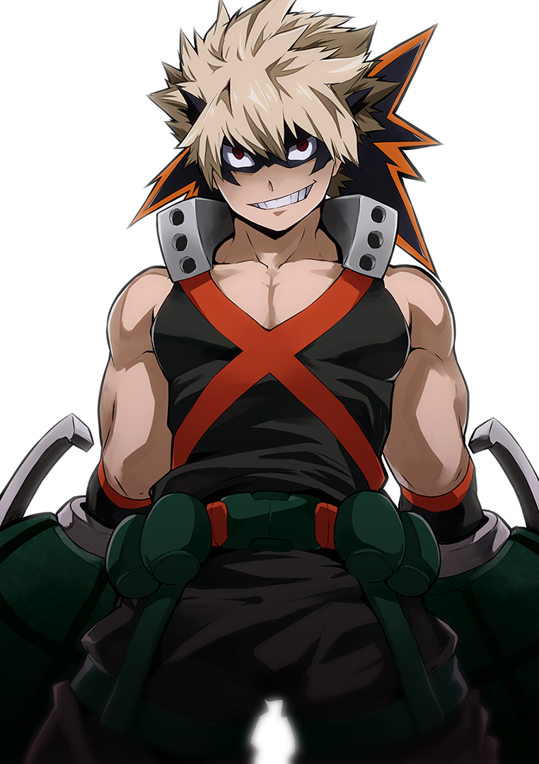 bakugou katsuki (boku no hero academia) drawn by 8_(yamalu)
