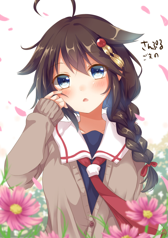 shigure and shigure kai ni (kantai collection) drawn by gomano_rio