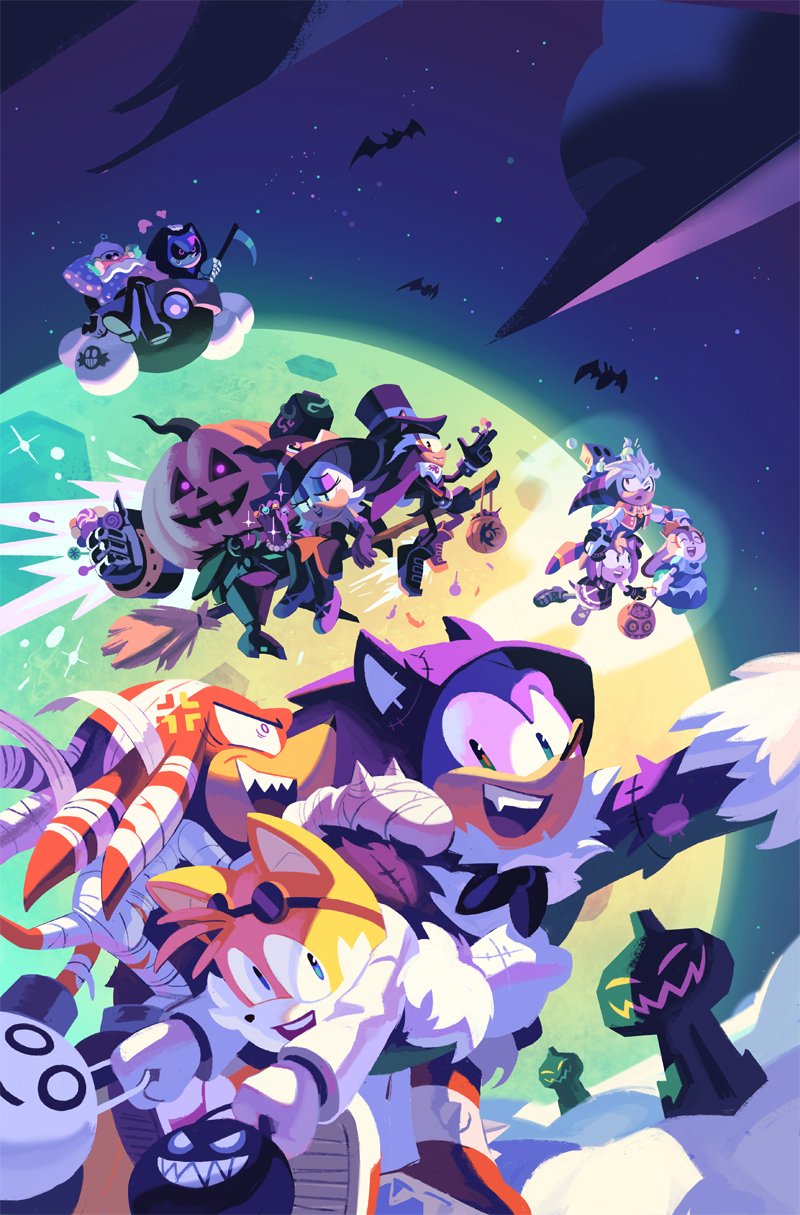 sonic the hedgehog, shadow the hedgehog, amy rose, rouge the bat, tails, and 12 more (sonic and 8 more) drawn by nathalie_fourdraine