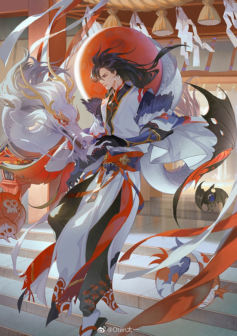 susabi (onmyoji and 1 more) drawn by oten