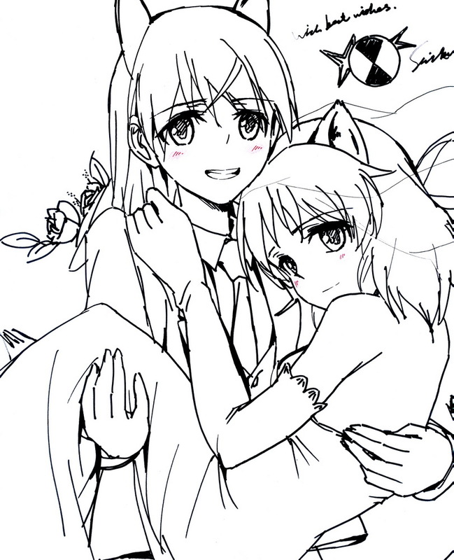 sanya v. litvyak and eila ilmatar juutilainen (world witches series and 1 more) drawn by kisetsu