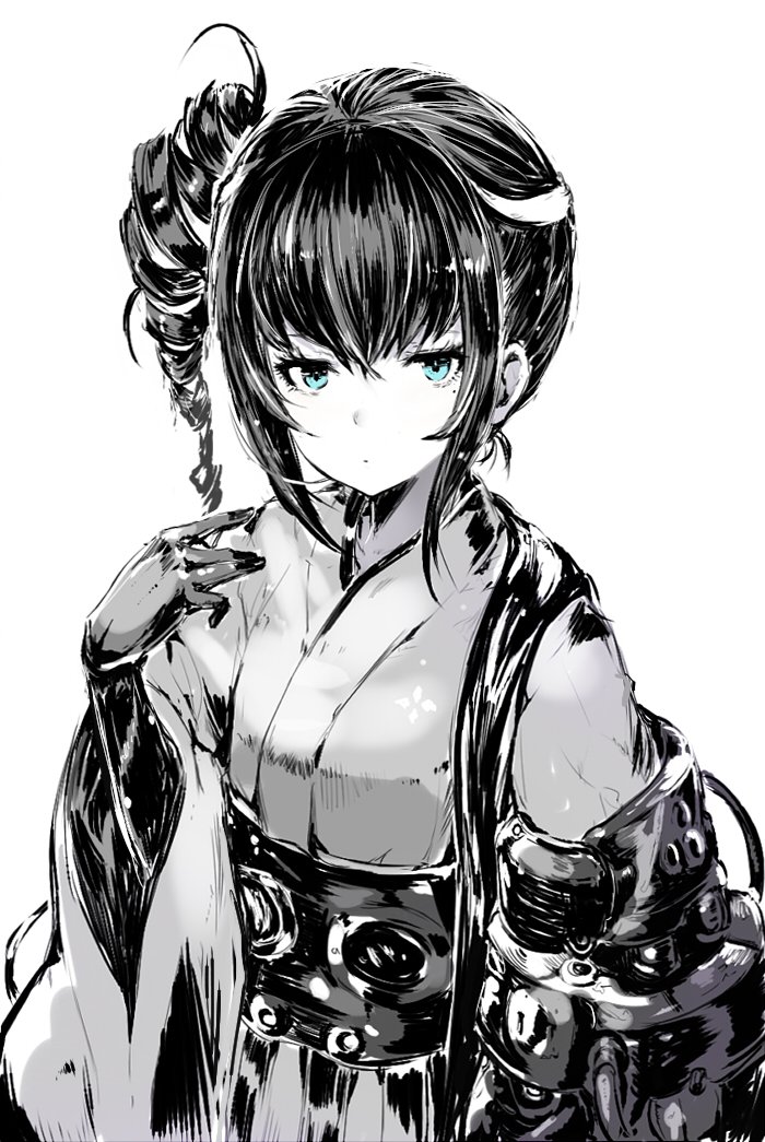 ancient destroyer oni (kantai collection) drawn by sumisu_(mondo)