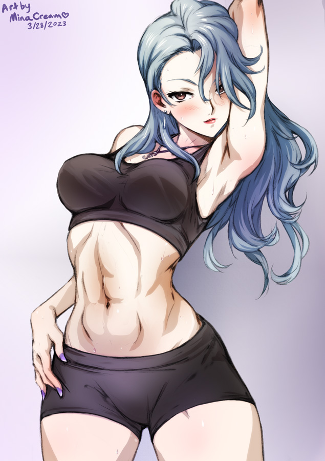 niijima sae (persona and 1 more) drawn by mina_cream