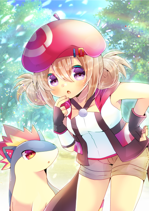 quilava (original and 1 more) drawn by kou_hiyoyo