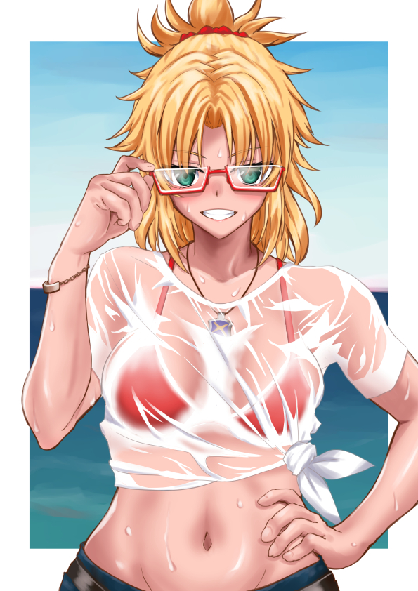 mordred (fate and 1 more) drawn by hakase_yurisuki